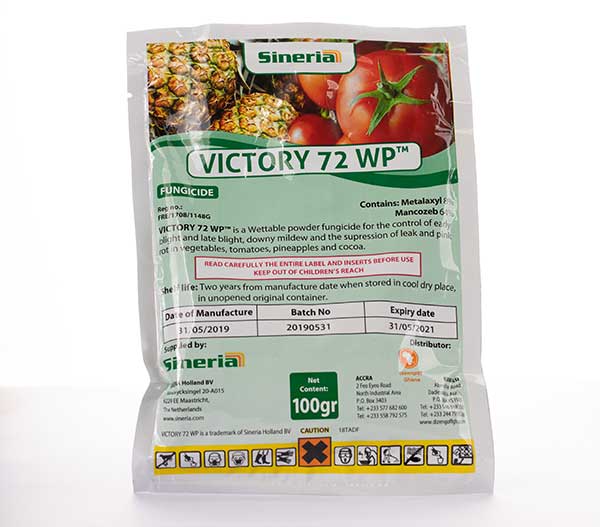 FUNGICIDE VICTORY 72 WP